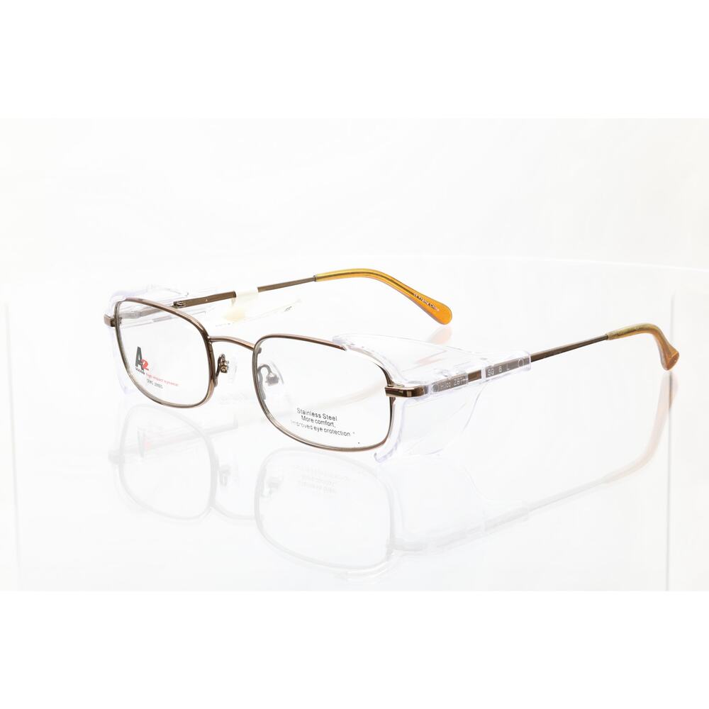 Hilco A2 SG122 BRN Z87+ 53-19-145mm Eyeglasses FRAMES ONLY - NEW CONDITION